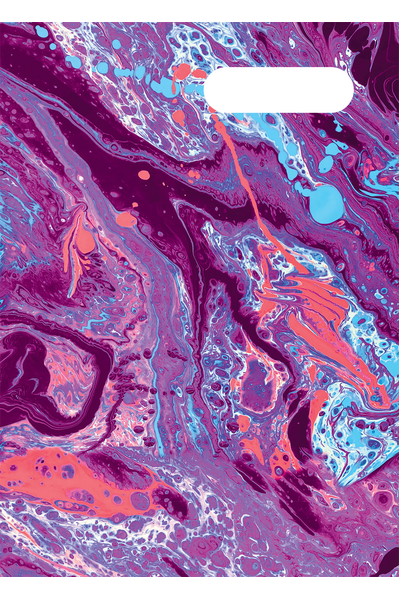 A4 Book Cover - Liquid Marble 2