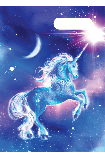 A4 Book Cover - Moonlit Unicorn