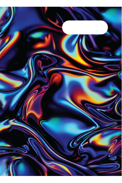 A4 Book Cover - Metallic Waves