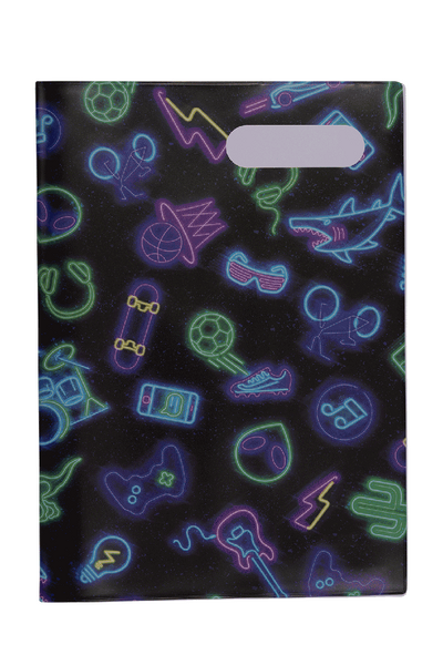 A4 Book Cover - Neon Life 1