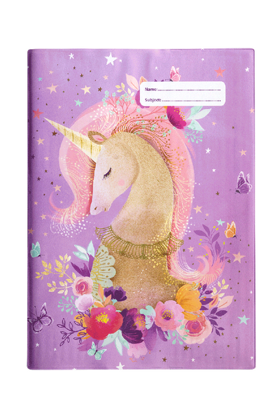 A4 Book Cover - Pure Magic Unicorn 1
