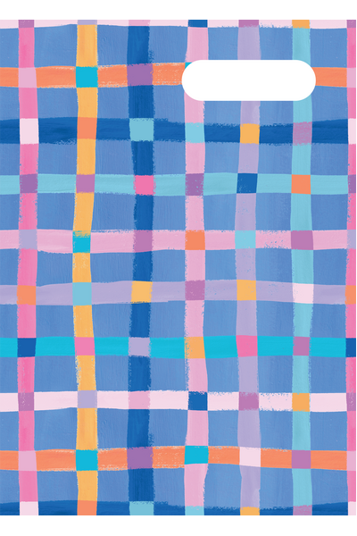 A4 Book Cover - Pastel Plaid