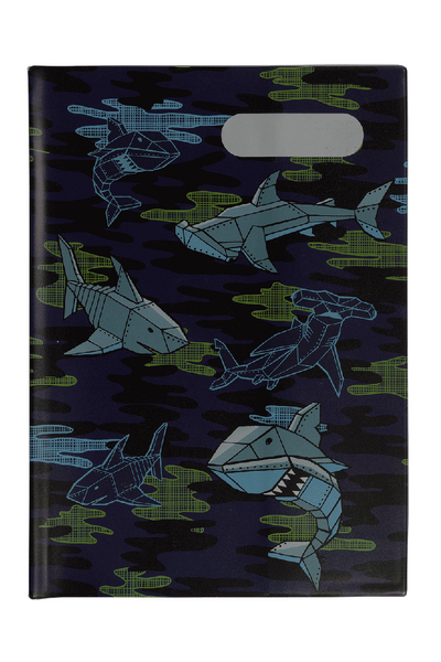 A4 Book Cover - Robo Shark 1