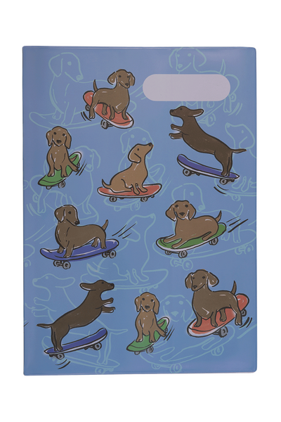 A4 Book Cover - Skate Dogs