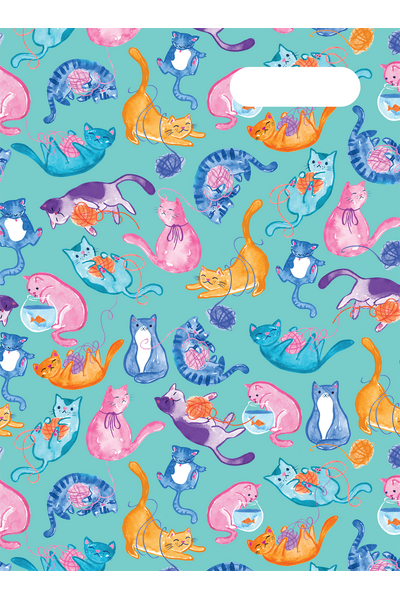 Scrapbook Cover - Crazy Cats