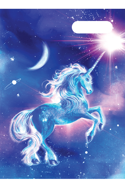 Scrapbook Cover - Moonlit Unicorn