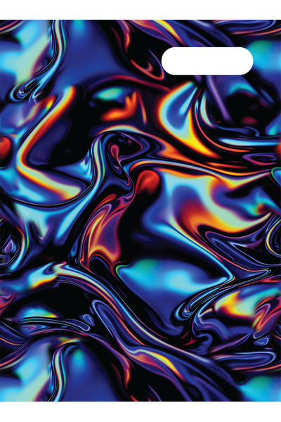 Scrapbook Cover - Metallic Waves