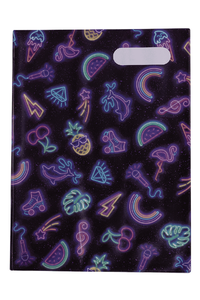 Scrapbook Cover - Neon Party