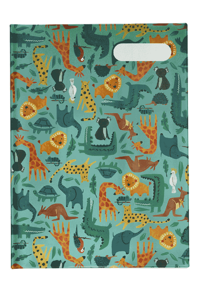 Scrapbook Cover - Safari Puzzle 1