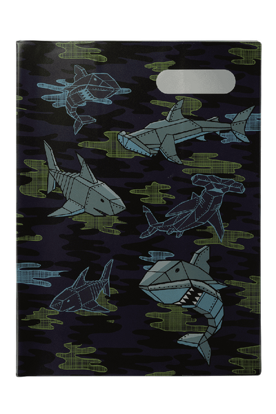 Scrapbook Cover - Robo Shark 1