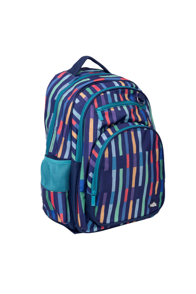 Big Kids Backpack - Bright Stripes