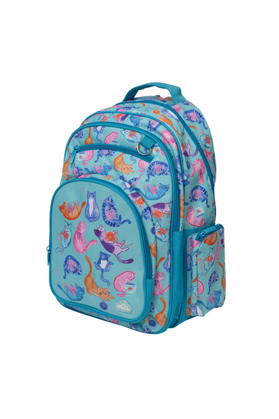 Big Kids Backpack - Crazy Cats