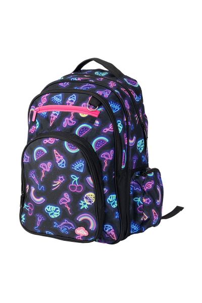 Big Kids Backpack - Neon Party