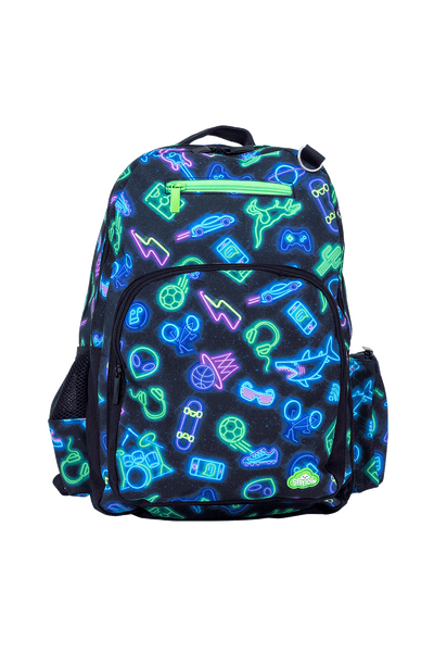Big Kids Backpack - Neon Life