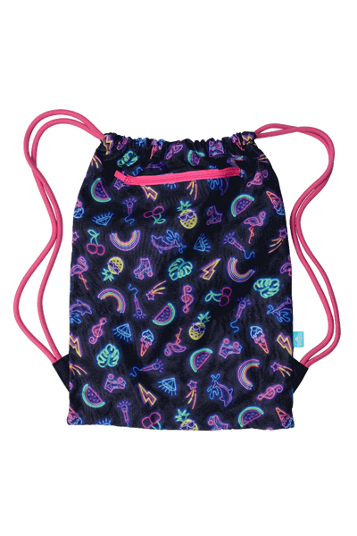 Big Drawstring Bag - Neon Party