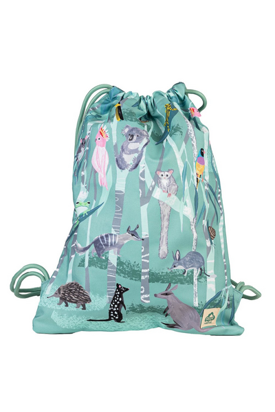 Habitat Big Drawstring Bag - Threatened Aussies