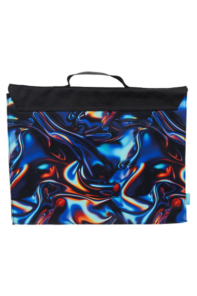 Library Bag - Metallic Waves