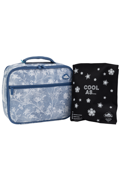 Big Cooler Lunch Bag + Chill Pack - Denim Daze