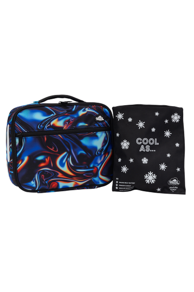 Big Cooler Lunch Bag + Chill Pack - Metallic Waves