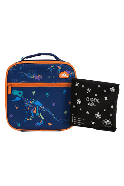 Little Cooler Lunch Bag + Chill Pack - Dino Bones