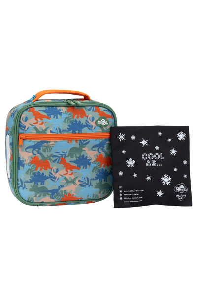 Little Cooler Lunch Bag + Chill Pack - Dinosaur Safari