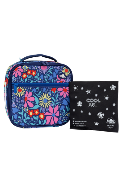 Little Cooler Lunch Bag + Chill Pack - Flower Fun