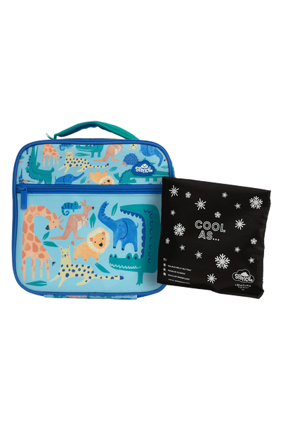 Little Cooler Lunch Bag + Chill Pack - Safari Puzzle