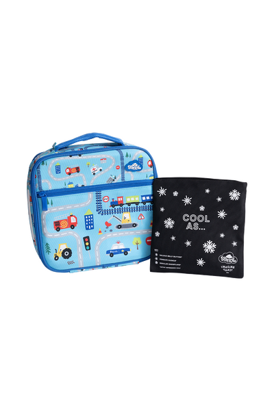 Little Cooler Lunch Bag + Chill Pack-Tiny Town