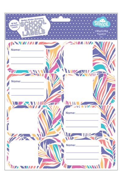 Book Labels - Paradise Palms