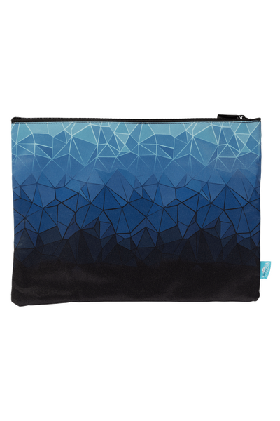 A4 Twin Zip Pencil Case - Fractal