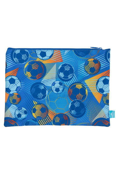 A4 Twin Zip Pencil Case - Game On