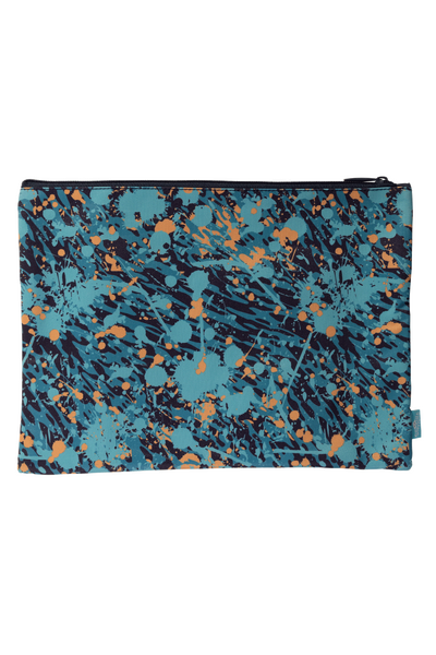 A4 Twin Zip Pencil Case - Moto Camo Trax