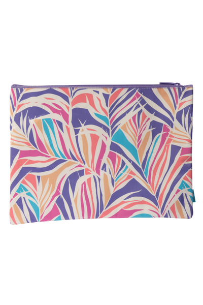 A4 Twin Zip Pencil Case - Paradise Palms