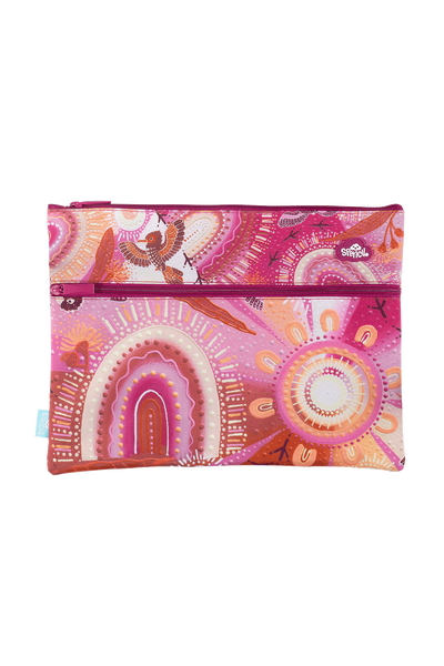 A4 Twin Zip Pencil Case - Yarrawala