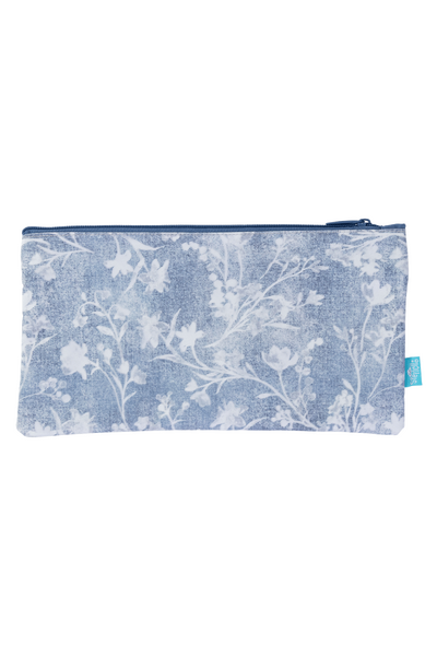 Twin Zip Pencil Case - Denim Daze
