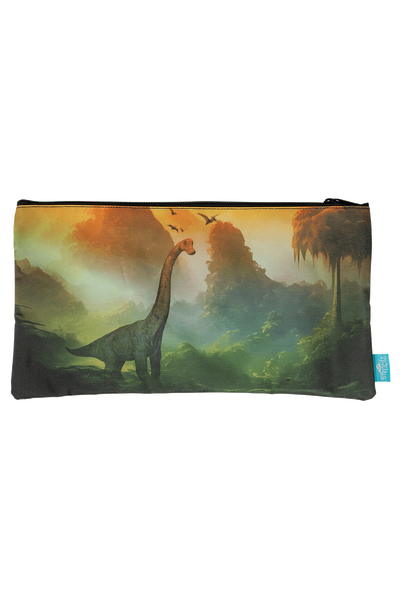 Twin Zip Pencil Case - Jurassic Kingdom