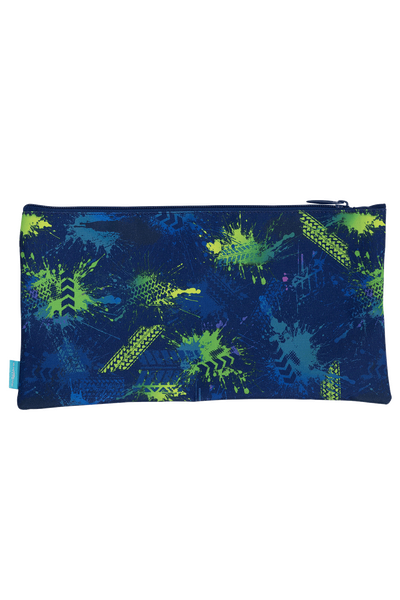 Twin Zip Pencil Case - Mega Wheels