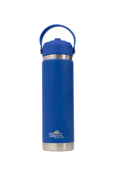Big Insulated Water Bottle 650ml - Azure
