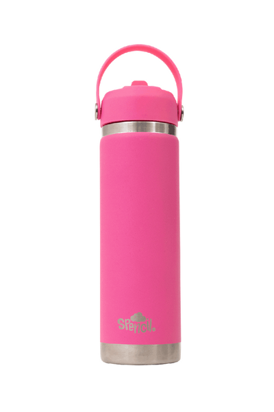Big Insulated Water Bottle 650ml - Fuchsia