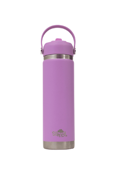 Big Insulated Water Bottle 650ml - Lilac