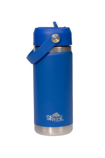 Little Insulated Water Bottle 470ml - Azure