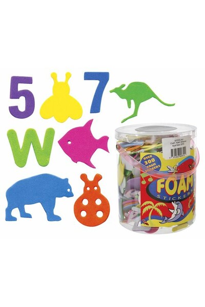 Foam Adhesive Shapes - Pack of 300