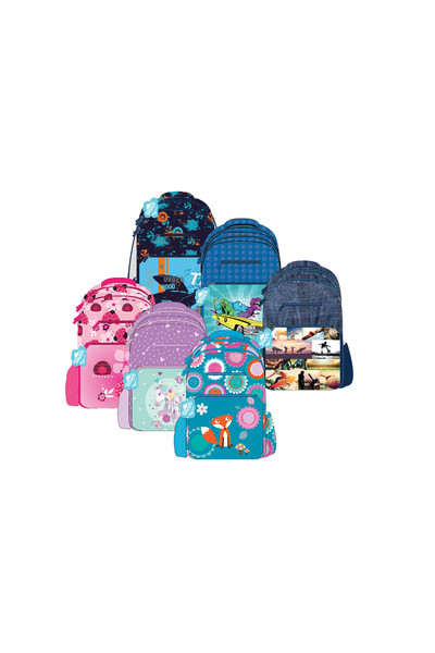 Spencil Backpack - Kid Boy & Girl Designs: Assorted (Pack of 6)