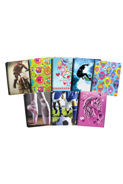 Spencil Display Book (A4) - Assorted: Pack of 8
