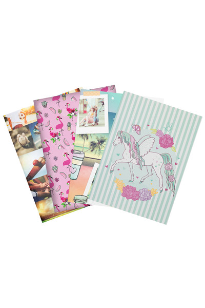 Spencil Notebook - A4 Soft Cover 80gsm (Assorted): 128 Pages (Pack of 24)