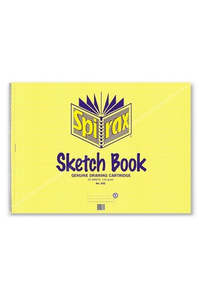 Spirax Sketch Book 532 - A2: 40 Pages