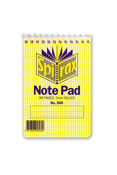 Spirax Notebook 560 - A10 (112x76): Top Opening (Pack of 40)