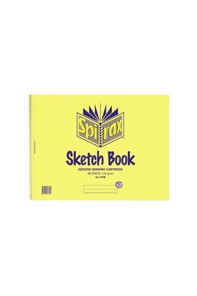 Spirax Sketch Book 579B - 272x360mm: 96 Pages (Pack of 10)