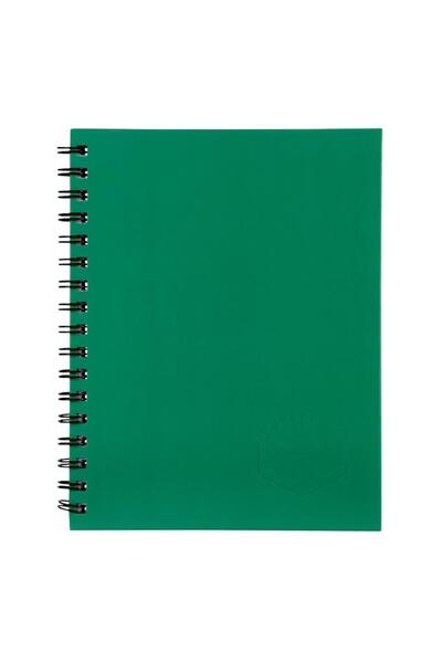 Spirax Hard Cover Notebook - A5: 200 Pages (Green)