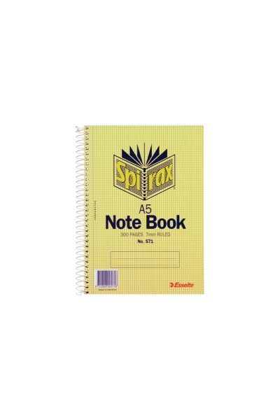 Notebook Spirax 571 A5 - 300 Pages (Pack of 5)
